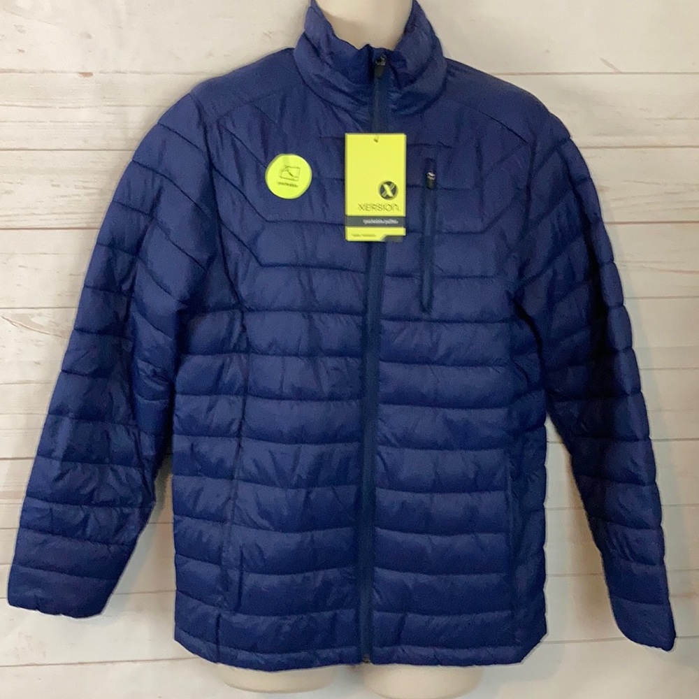 Xersion Sz S American Navy Packable Puffer Jacket